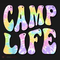 Tie Die Retro Camping Summer For Girl Summer Camp Life Gift T-Shirt thumb 7