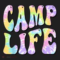 Tie Die Retro Camping Summer For Girl Summer Camp Life Gift Beanie thumb 2