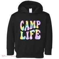 Tie Die Retro Camping Summer For Girl Summer Camp Life Gift Toddler Hoodie thumb 0