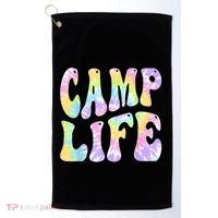Tie Die Retro Camping Summer For Girl Summer Camp Life Gift Golf Towel thumb 0