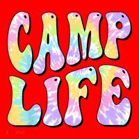 Tie Die Retro Camping Summer For Girl Summer Camp Life Gift Santa Hat thumb 1