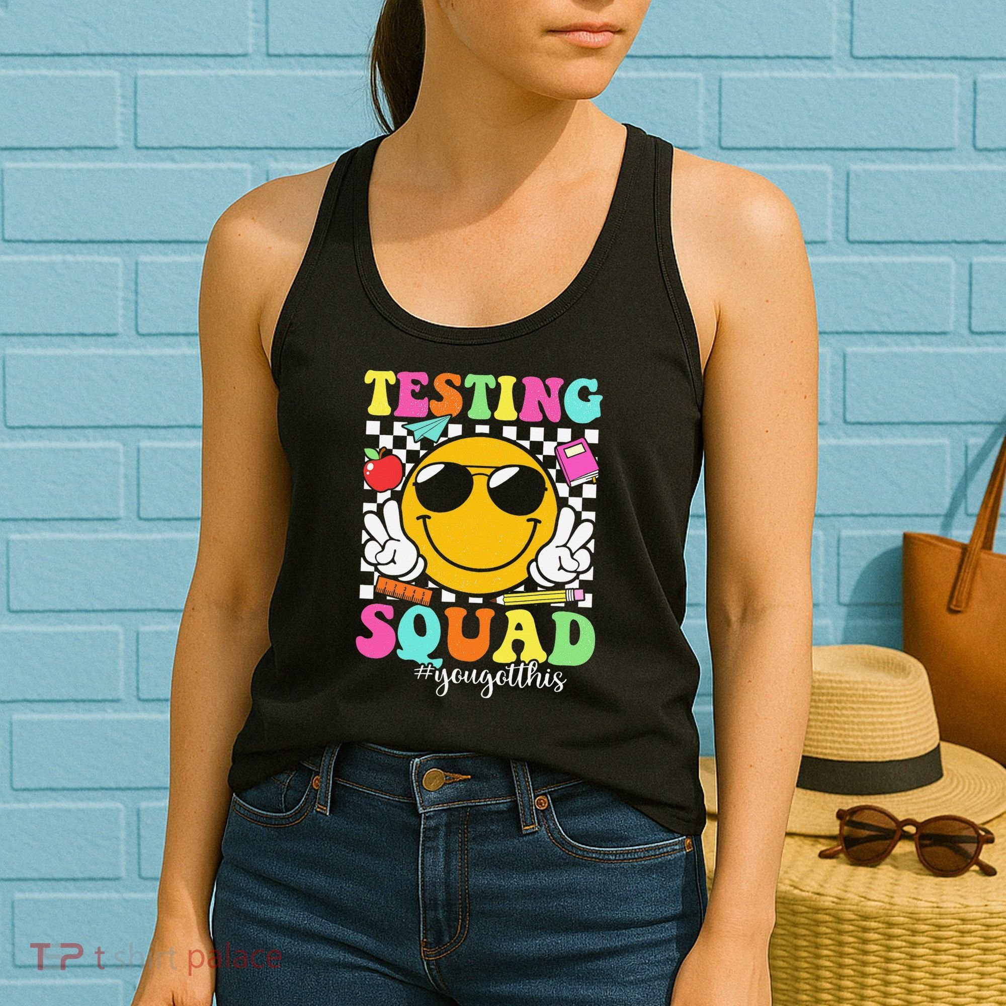 Test Day Rock The Test Teacher Testing Day You Got This Women's Tank Top