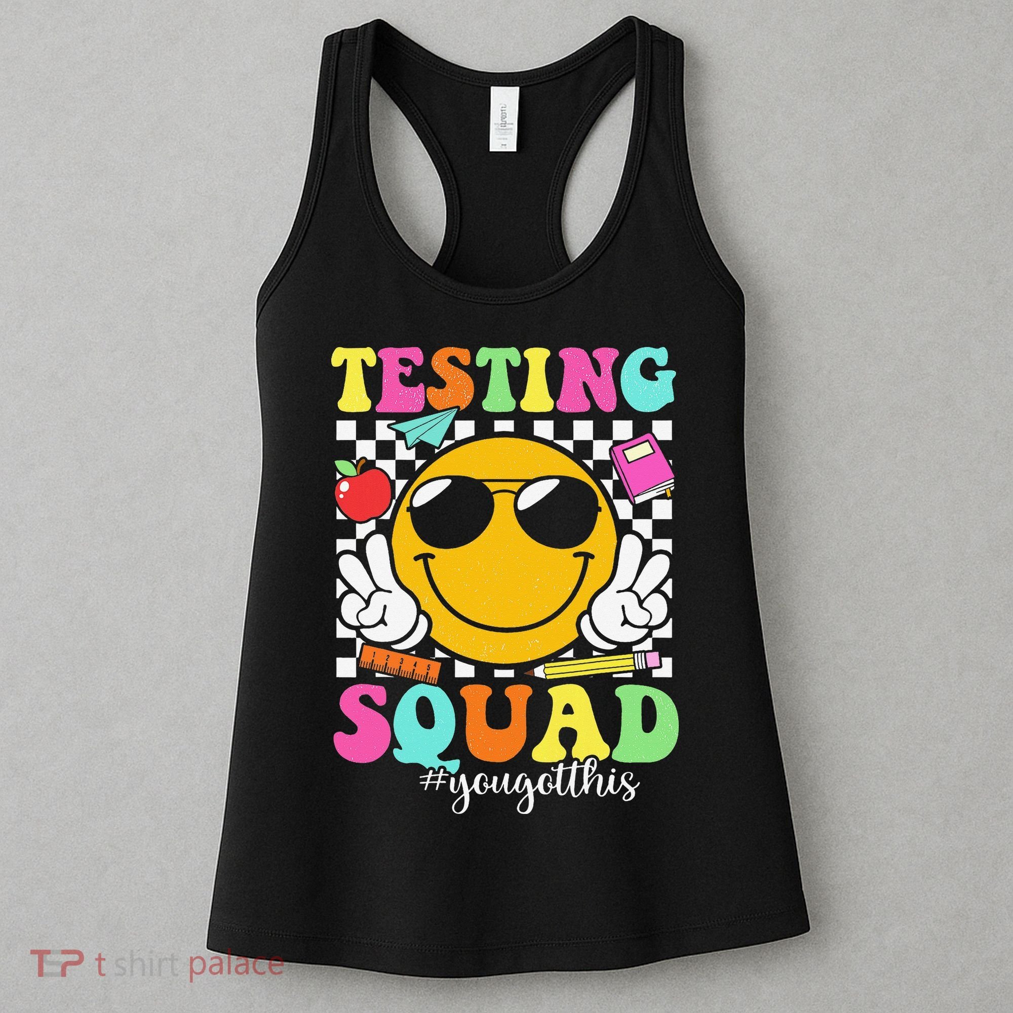 Test Day Rock The Test Teacher Testing Day You Got This Women's Tank Top