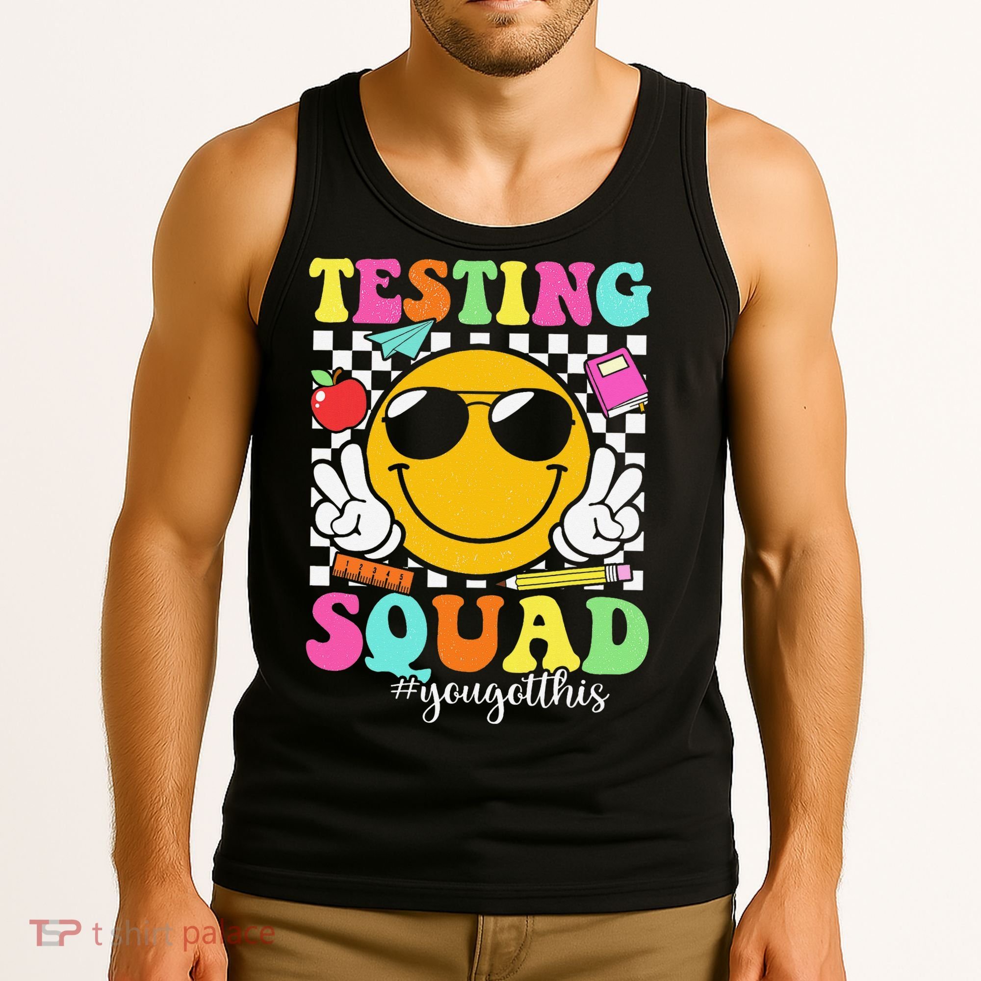 Test Day Rock The Test Teacher Testing Day You Got This Tank Top