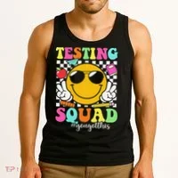 Test Day Rock The Test Teacher Testing Day You Got This Tank Top thumb 3