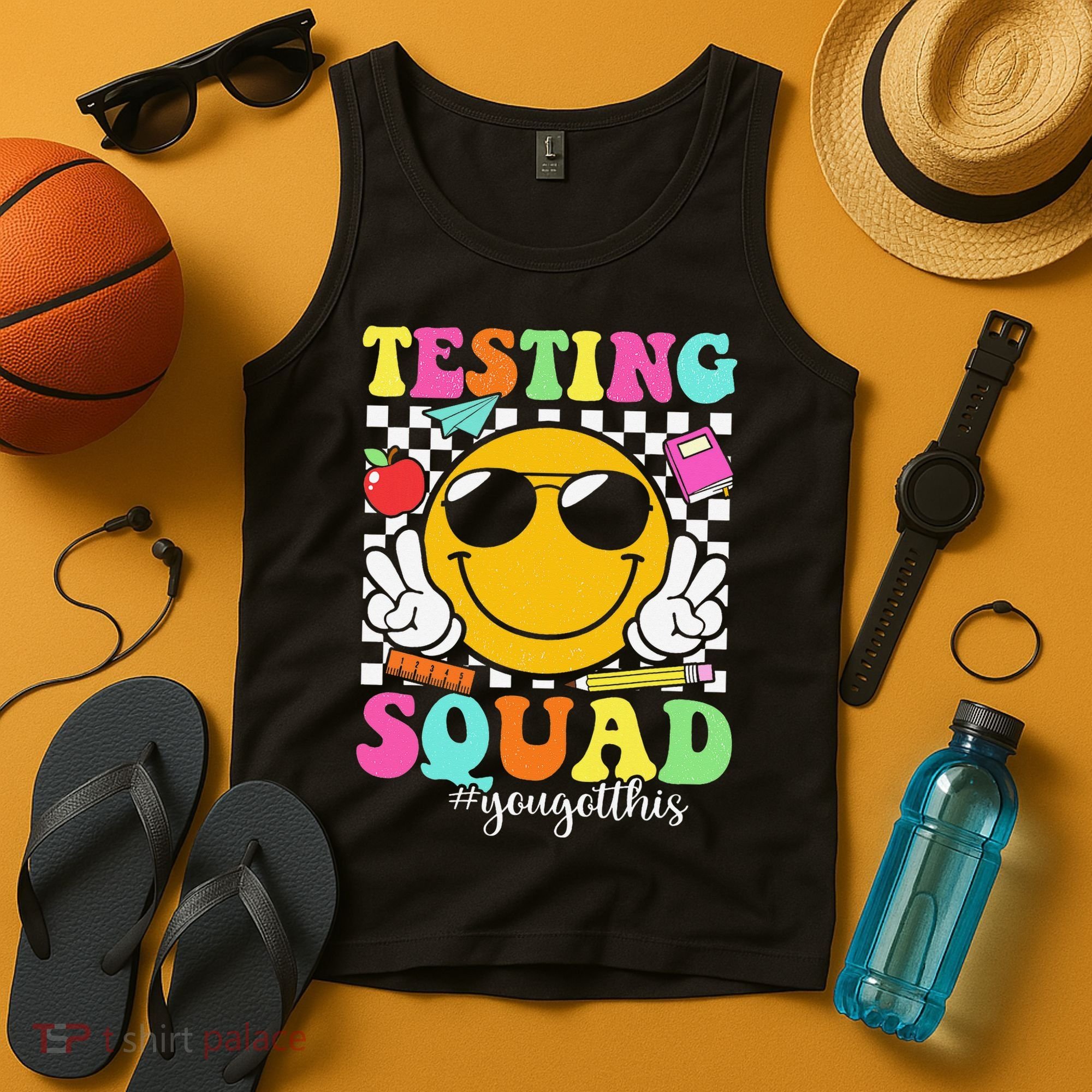 Test Day Rock The Test Teacher Testing Day You Got This Tank Top