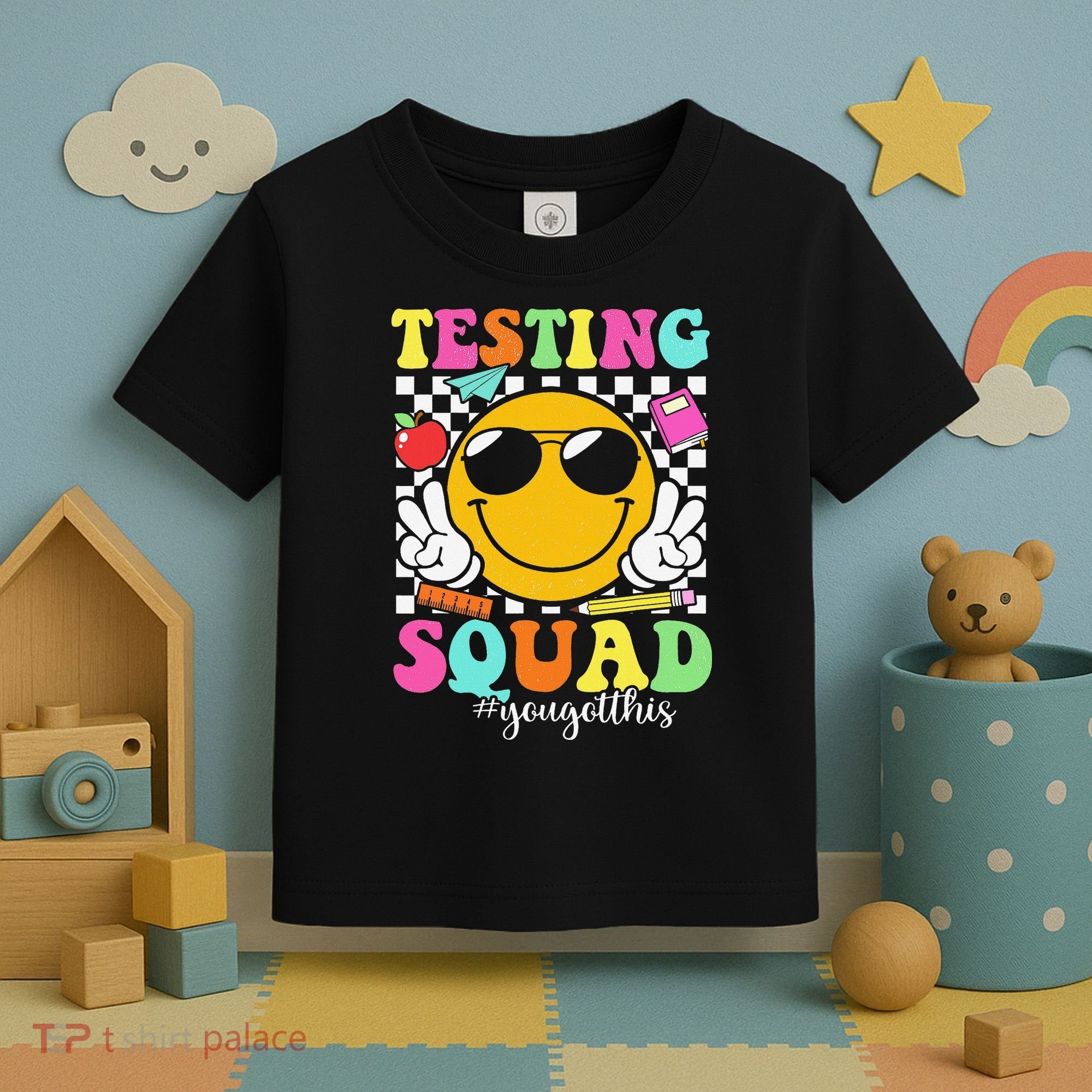 Test Day Rock The Test Teacher Testing Day You Got This Toddler T-Shirt