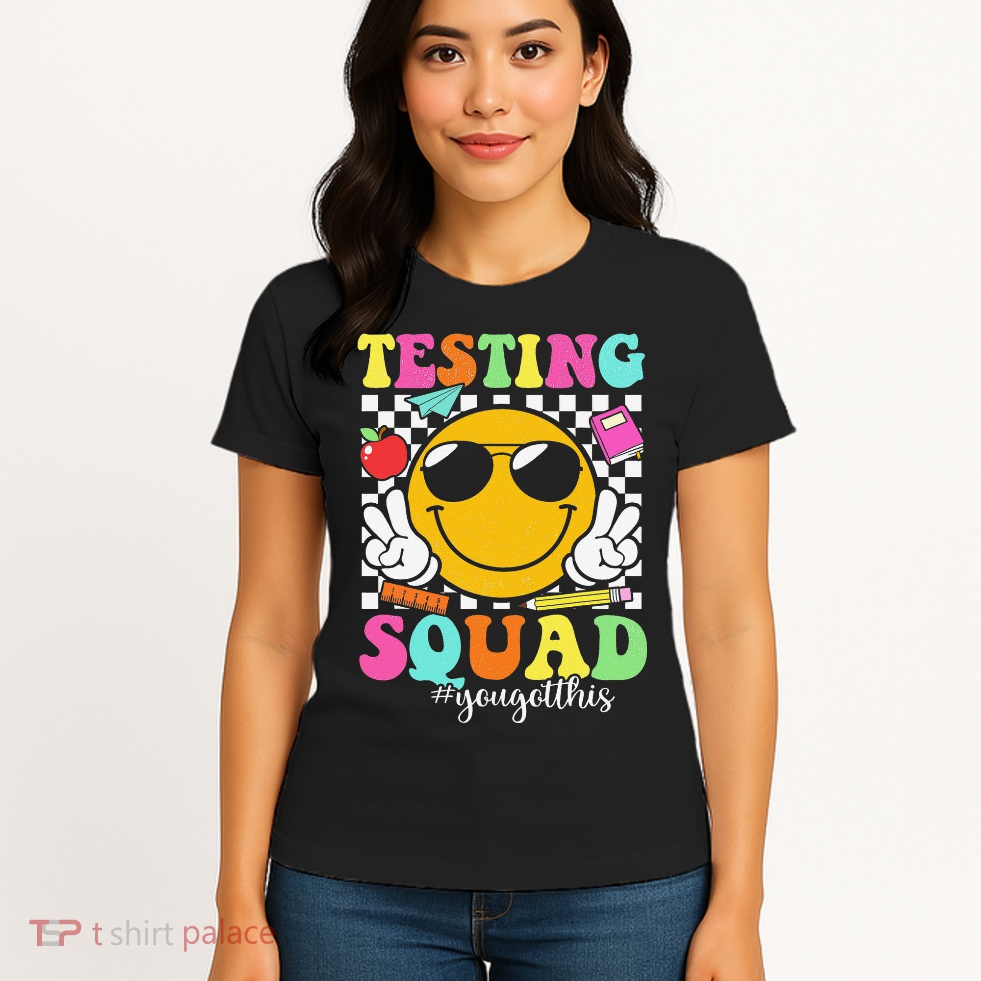 Test Day Rock The Test Teacher Testing Day You Got This Women's T-Shirt