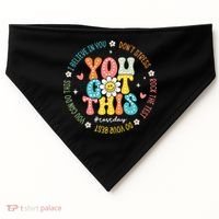 Test Day Rock The Test Teacher Testing Day You Got This USA-Made Doggie Bandana thumb 0