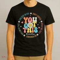 Test Day Rock The Test Teacher Testing Day You Got This T-Shirt thumb 3