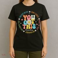Test Day Rock The Test Teacher Testing Day You Got This T-Shirt thumb 4