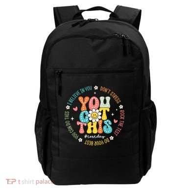 Test Day Rock The Test Teacher Testing Day You Got This Backpack