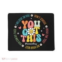 Test Day Rock The Test Teacher Testing Day You Got This Mousepad thumb 0