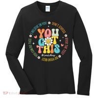 Test Day Rock The Test Teacher Testing Day You Got This Women's Long Sleeve Shirt thumb 0