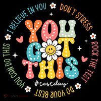 Test Day Rock The Test Teacher Testing Day You Got This Women's T-Shirt thumb 6