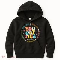 Test Day Rock The Test Teacher Testing Day You Got This Kids Hoodie thumb 0