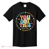 Test Day Rock The Test Teacher Testing Day You Got This Kids T-Shirt thumb 0