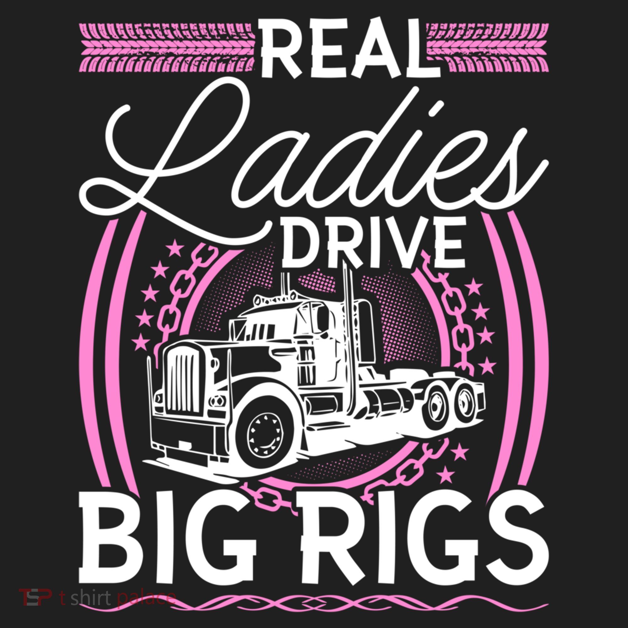 Truck Driver Real Ladies Drive Big Rigs Trucker Great Gift Beanie