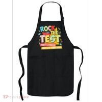 Test Day Rock The Test Dont Stress Do Your Best Teacher Apron thumb 0