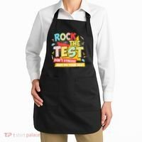 Test Day Rock The Test Dont Stress Do Your Best Teacher Apron thumb 2