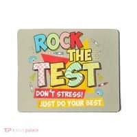 Test Day Rock The Test Dont Stress Do Your Best Teacher Mousepad thumb 0