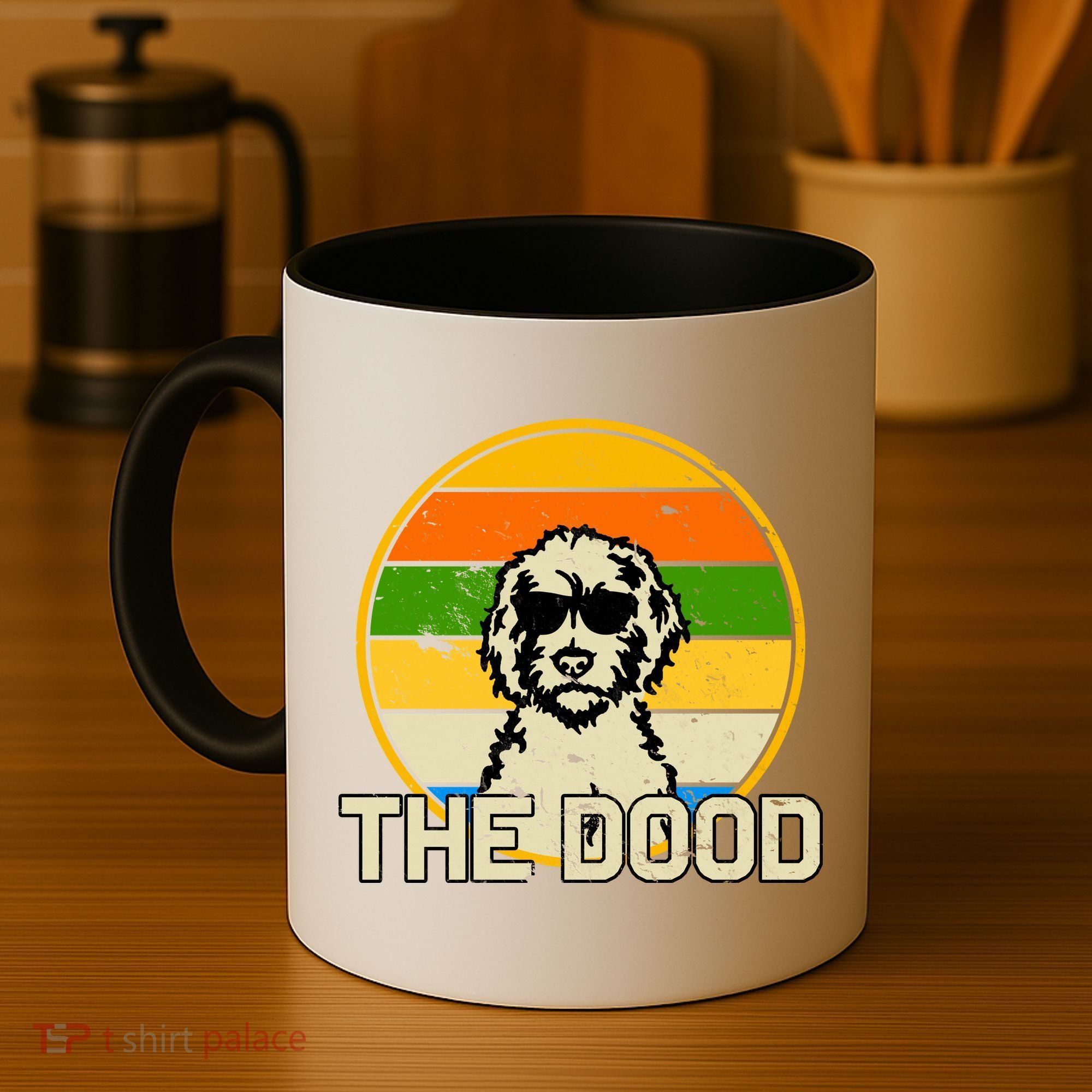 The Dood Retro Dog Coffee Mug
