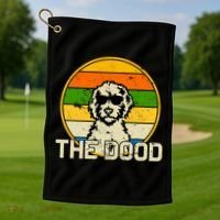 The Dood Retro Dog Golf Towel thumb 1