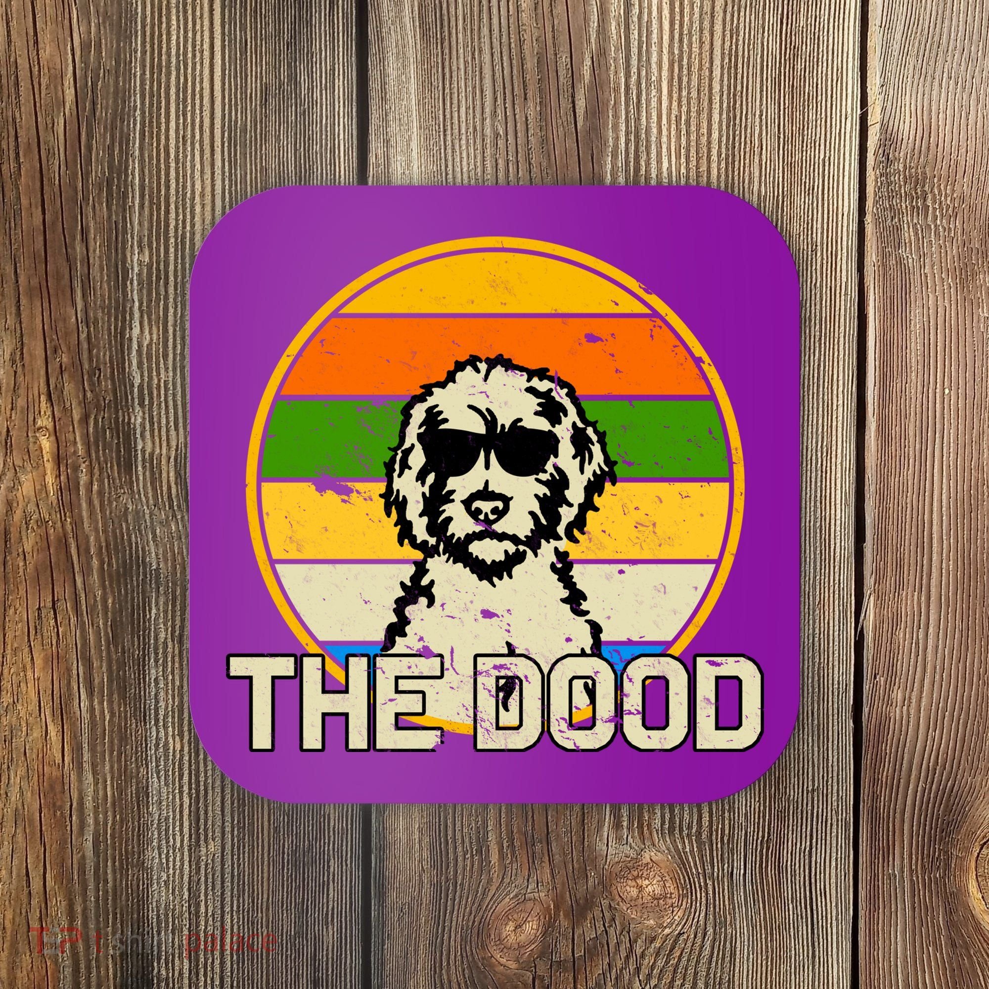 The Dood Retro Dog Coaster