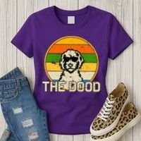 The Dood Retro Dog Women's T-Shirt thumb 3