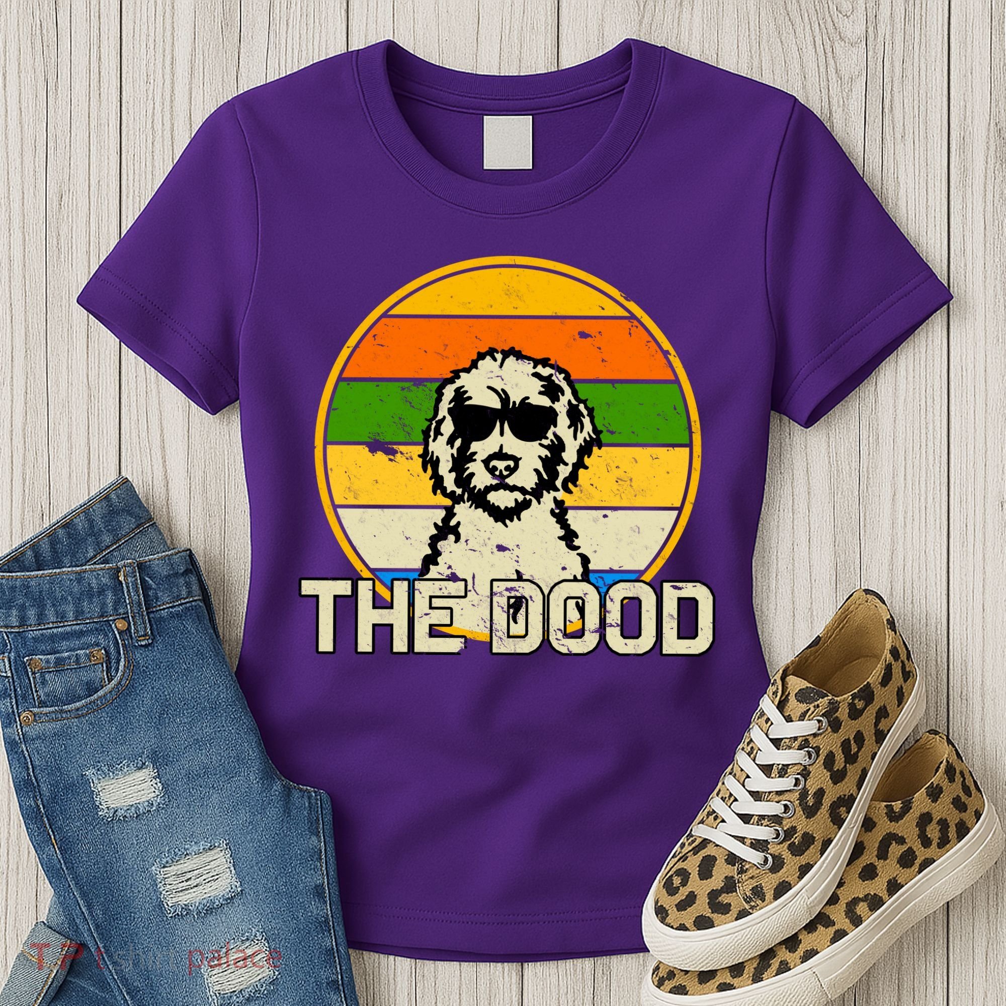 The Dood Retro Dog Women's T-Shirt