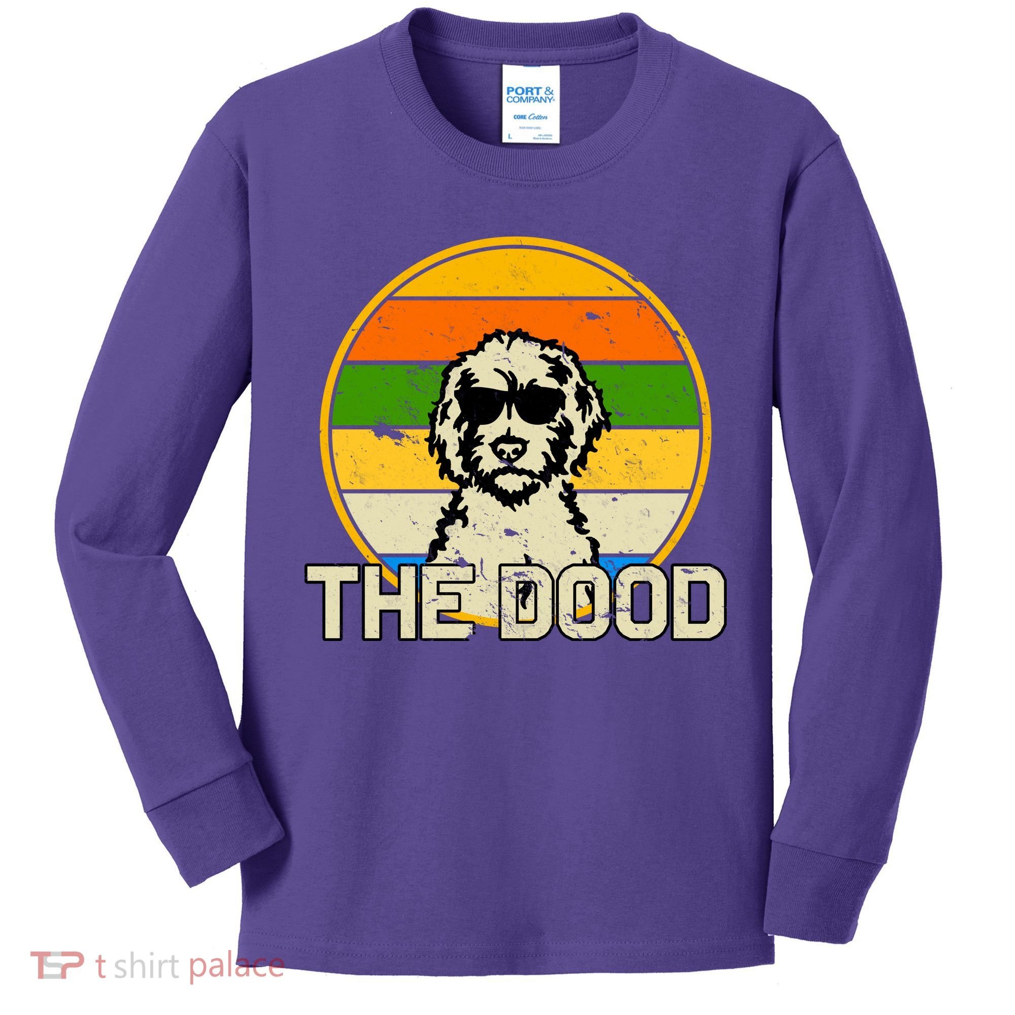 The Dood Retro Dog Kids Long Sleeve Shirt