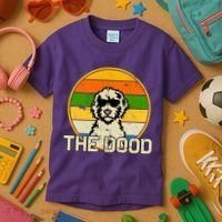 The Dood Retro Dog Kids T-Shirt thumb 3