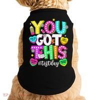 Test Day Rock The Test Teacher Testing Day You Got This Doggie Tank thumb 0