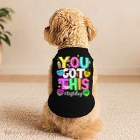 Test Day Rock The Test Teacher Testing Day You Got This Doggie Tank thumb 2