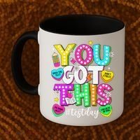 Test Day Rock The Test Teacher Testing Day You Got This Coffee Mug thumb 2