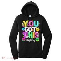 Test Day Rock The Test Teacher Testing Day You Got This Women's Hoodie thumb 0