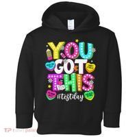 Test Day Rock The Test Teacher Testing Day You Got This Toddler Hoodie thumb 0