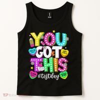 Test Day Rock The Test Teacher Testing Day You Got This Tank Top thumb 2