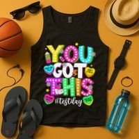 Test Day Rock The Test Teacher Testing Day You Got This Tank Top thumb 4