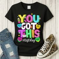 Test Day Rock The Test Teacher Testing Day You Got This Women's T-Shirt thumb 3
