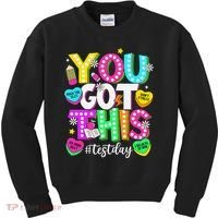 Test Day Rock The Test Teacher Testing Day You Got This Kids Sweatshirt thumb 0