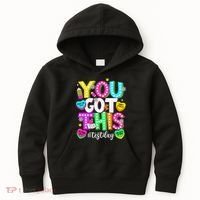 Test Day Rock The Test Teacher Testing Day You Got This Kids Hoodie thumb 0