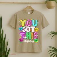 Test Day Rock The Test Teacher Testing Day You Got This T-Shirt thumb 2