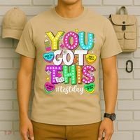 Test Day Rock The Test Teacher Testing Day You Got This T-Shirt thumb 6