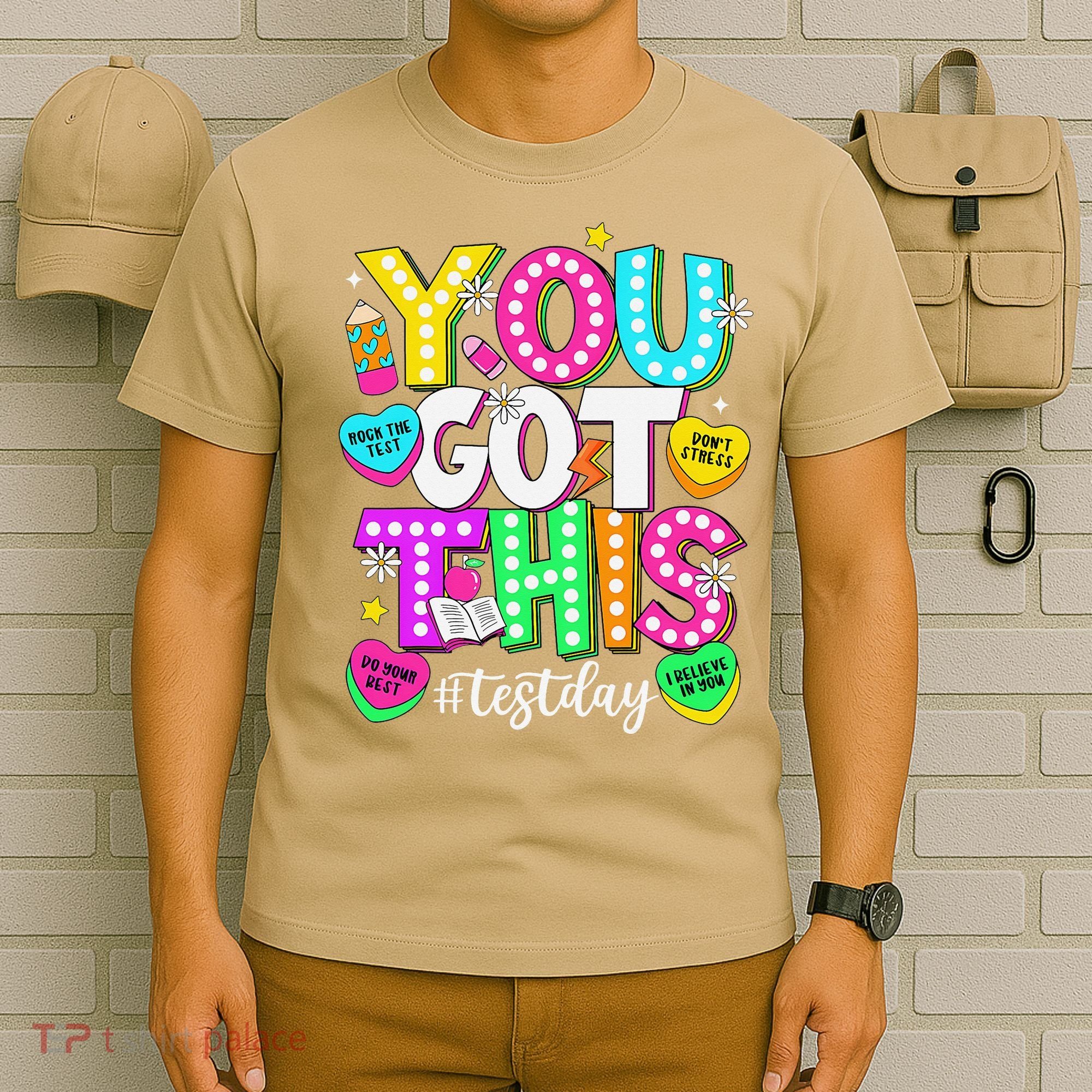 Test Day Rock The Test Teacher Testing Day You Got This T-Shirt