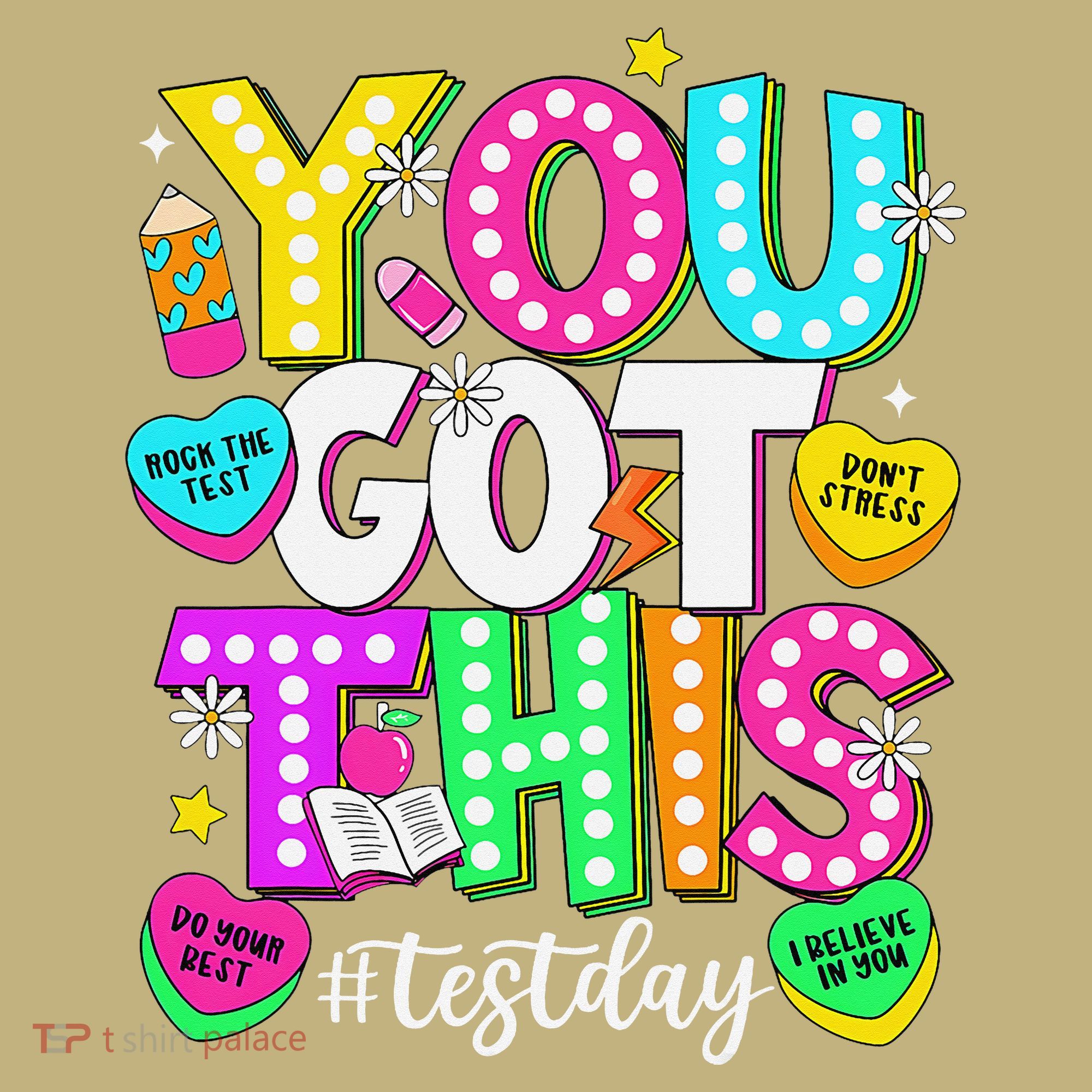 Test Day Rock The Test Teacher Testing Day You Got This Mousepad