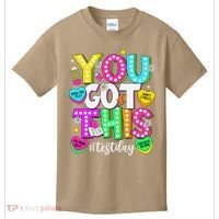 Test Day Rock The Test Teacher Testing Day You Got This Kids T-Shirt thumb 0