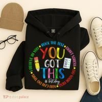 Test Day Rock The Test Teacher Testing Day You Got This Hoodie thumb 4