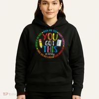 Test Day Rock The Test Teacher Testing Day You Got This Hoodie thumb 5