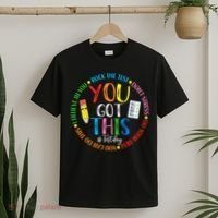 Test Day Rock The Test Teacher Testing Day You Got This T-Shirt thumb 2